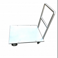 ترولی حمل بار تاشو چهار چرخ صنعتی فولادی